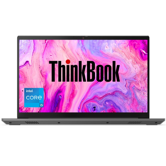 Lenovo ThinkBook 15 Intel 12th Gen Core i5 15.6" (39.62cm) FHD 250 Nits Antiglare Thin and Light Laptop (8GB/512GB SSD/Windows 11 Home/Backlit/Mineral Grey/1Y Premier Support/1.7 Kg)